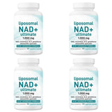 NAD+ Supplement with Glutathione Resveratrol Astaxanthin 10-in-1 Formula 60 Capsules for Men and Women Daily Wellness