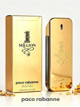 Paco Rabanne 1 Million Men Perfume EDT 100ml Luxury Spicy Woody Scent Iconic Gold Rectangle Bottle Male Cologne Spray Gift Packaging