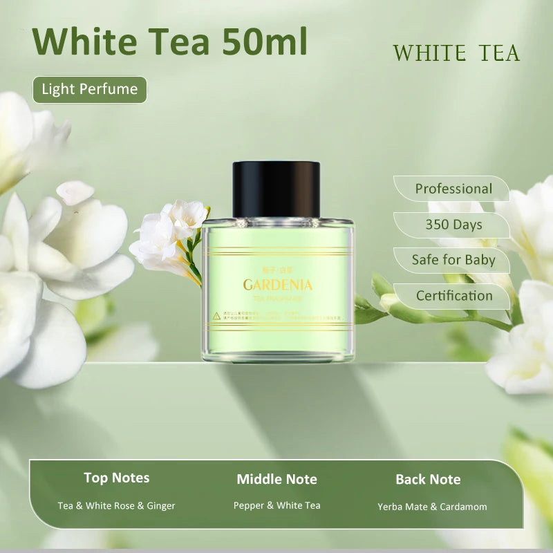 50ml Gardenia Essential Perfume Oil for Car Diffuser Fragrance Air Fresheners Cars Aroma Diffusers Flavoring Oil Cologne Ocean