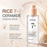Rice ceramide 7 Hydrating Serum 50ml Moisturizing Face Serum, Non-comedogenic Fragrance Free, Sensitive Dry Skin
