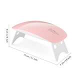 LINMANDA Professional USB Electric Nail Drill Polish File Kit with UV LED Nail Lamp Gel Manicure Dryer Lamp Acrylic Starter Set