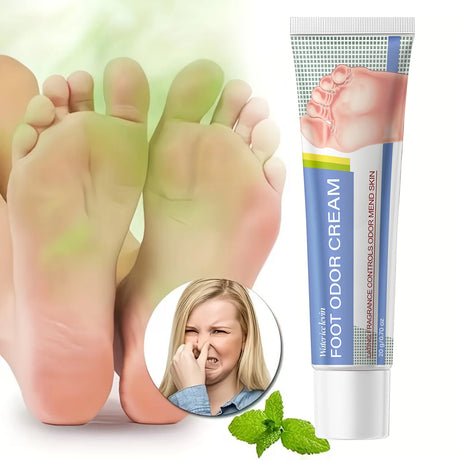 Foot Odor Control Cream - Long Lasting Fragrance, Moisturizing Foot Cream with Retinol & Collagen for Soft Feet
