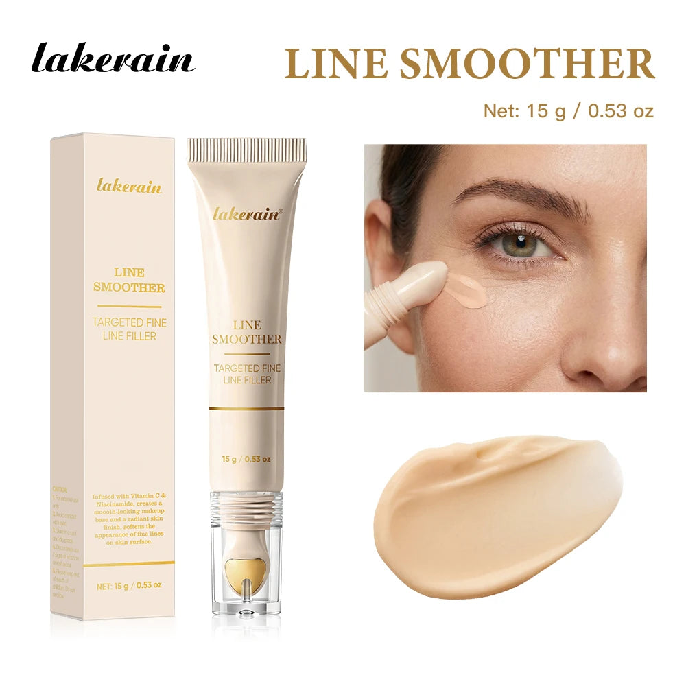 Smooth Fine Line Primer Soften Fine Lines Pores Natural Matte Finish Improve Dull Skin Deeply Hydration Silky Lightweight Primer