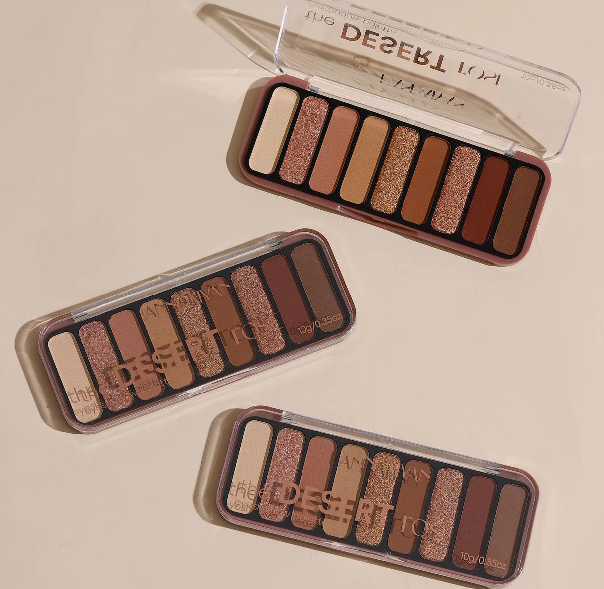 Desert Rose 9 Color Eyeshadow Palette High Pigment Matte Mineral Waterproof Long Lasting Natural Earthy Tones Makeup