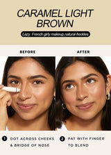 Facial Freckle Stamp Pencil,Natural Makeup for Freckles,Dark Spots, Moles,Waterproof,not easy to fade Concealer,Feminine Contour