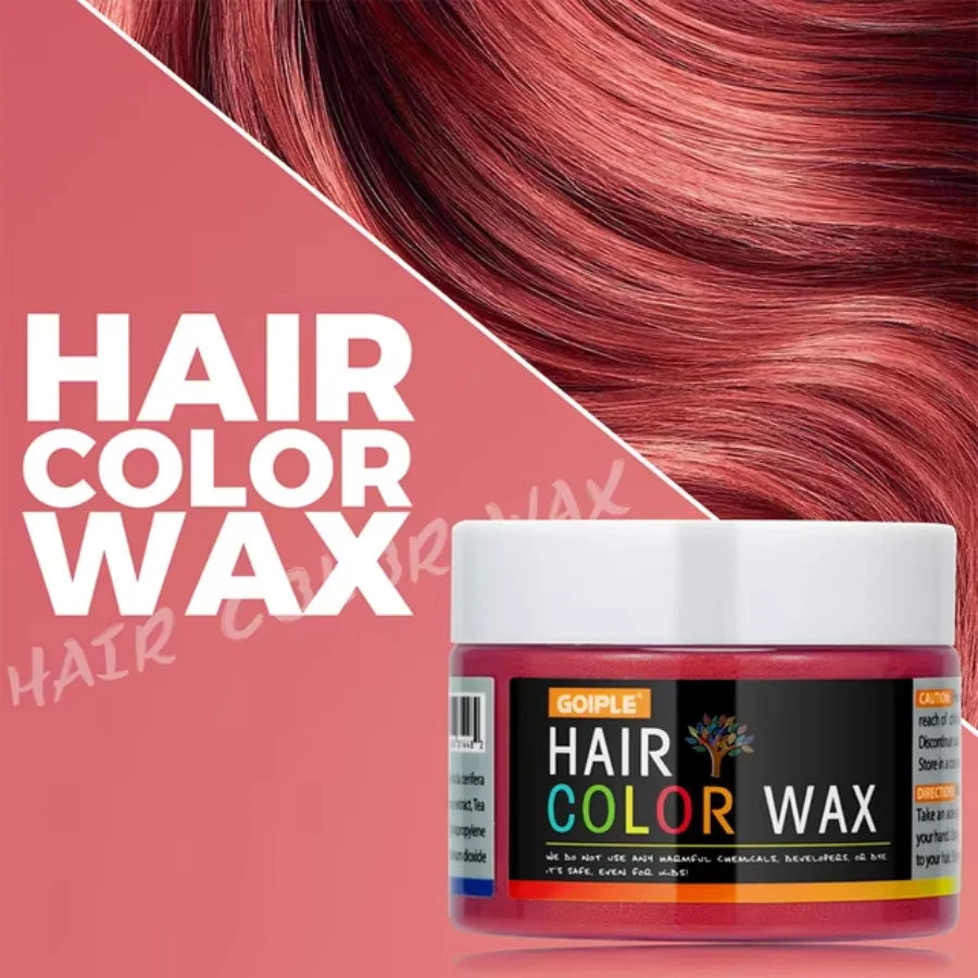 Valentine's Day DIY Hair Dyed Mud Hair Colour Wax Easy To Wash Coloring Cream One-time Hairs Beard and Eyebrows Colour Products
