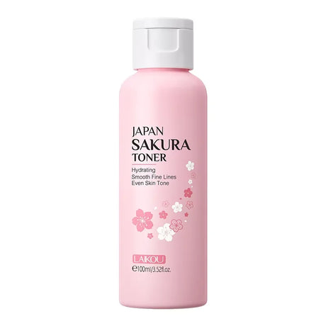 LAIKOU Japan Sakura Toner with Niacinamide Hyaluronic Acid Vitamin C 100ml - Moisturizing Refreshing Gentle
