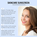 Jaysuing Skincare Sunscreen SPF 50+ Uv Protective Deep Moisturizing Anti Oxidant Non Greasy Waterproof Sunblock Stick Beauty