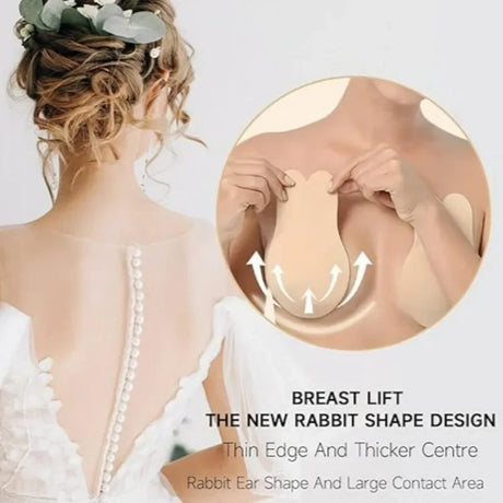 Comfortable Lifting Chest Patch Anti Sagging Bra Pad Women Breast Sticker Anti Convex Point Nipple Cover Solid Color Chest Paste