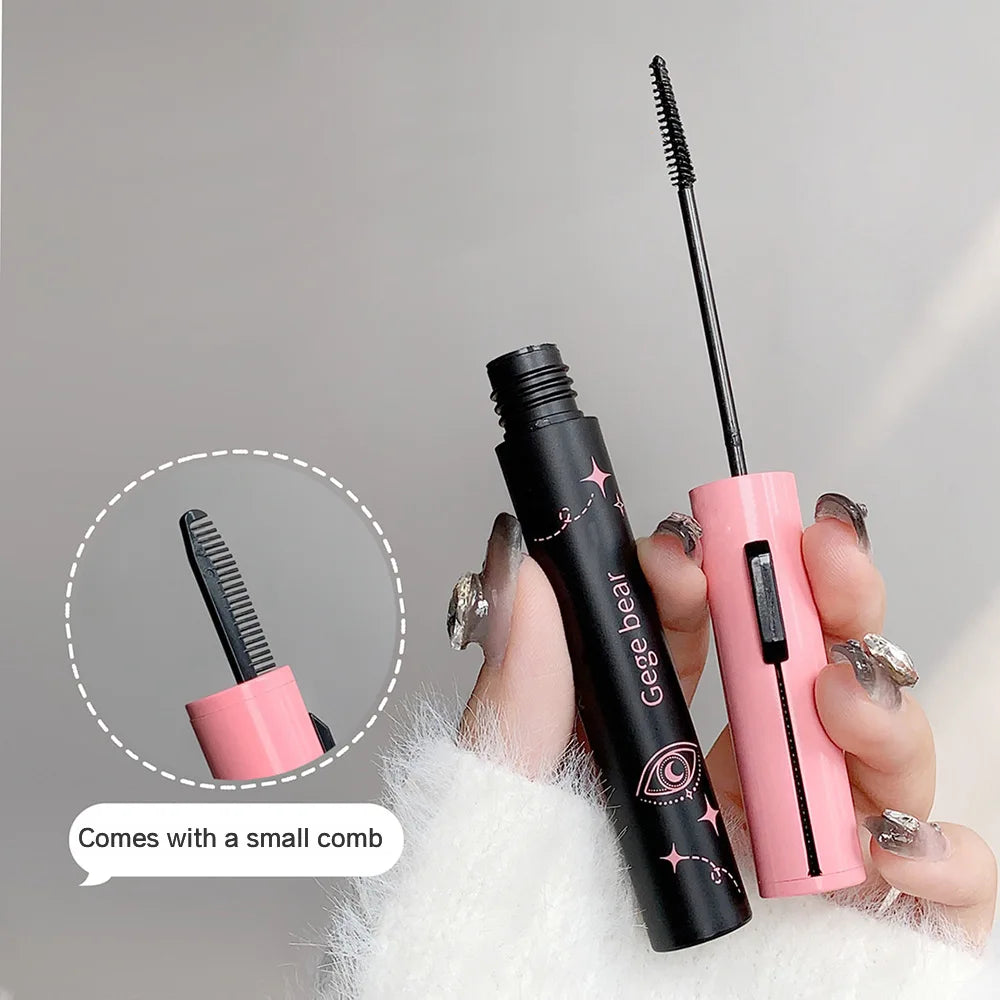 Double-ended Charming Long Mascara Gegebear Natural Curling Long-lasting Waterproof and Sweat-proof Eyelash Primer