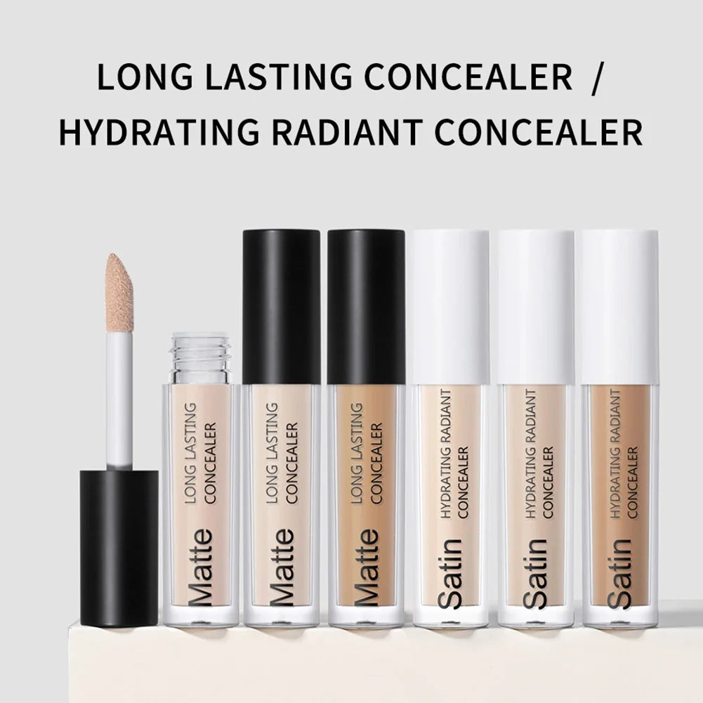 Dark Circles Acne Marks Cover Matte Face Concealer Brighten Skin Tone Repair Makeup Cosmetic for Women Daily