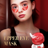 Red Pomegranate Eye Mask, a Multi-Effect Care Product with Moisturizing and Nourishing Properties, Can Effectively Improve Dark Circles Around the Eyes, Reduce Dry Lines and Fine Lines on the Skin Around the Eyes, and Make th