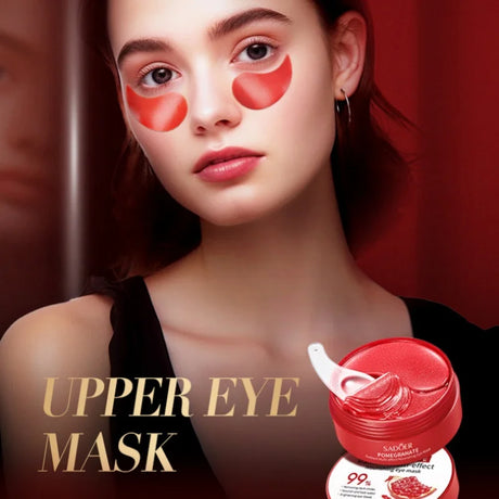 Red Pomegranate Eye Mask, a Multi-Effect Care Product with Moisturizing and Nourishing Properties, Can Effectively Improve Dark Circles Around the Eyes, Reduce Dry Lines and Fine Lines on the Skin Around the Eyes, and Make th