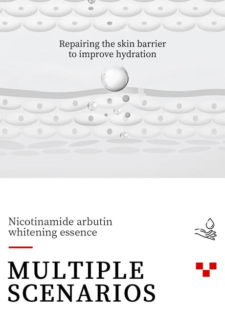 1/2pcs SADOER Niacinamide Arbutin Hand Cream Moisturizing Non Greasy Nourishing Anti Dry Crack Hydrating Hands Skin Care