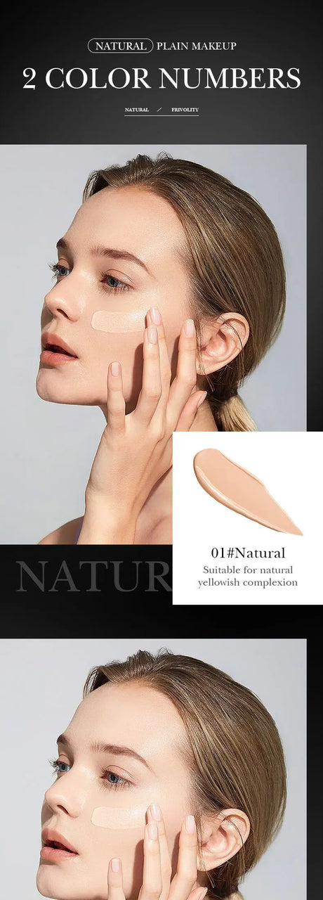 Aloe Air Cushion CC Cream Mushroom Head Puff Moisturizer Concealer Brightening BB Cream Waterproof Face Base Makeup Cosmetics