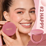 Lakerain Soft Poke Matte Blush Fresh Silky-smooth Skin Finish Long Lasting Luminosity Moisturizing Natural Matte Bouncy Blusher