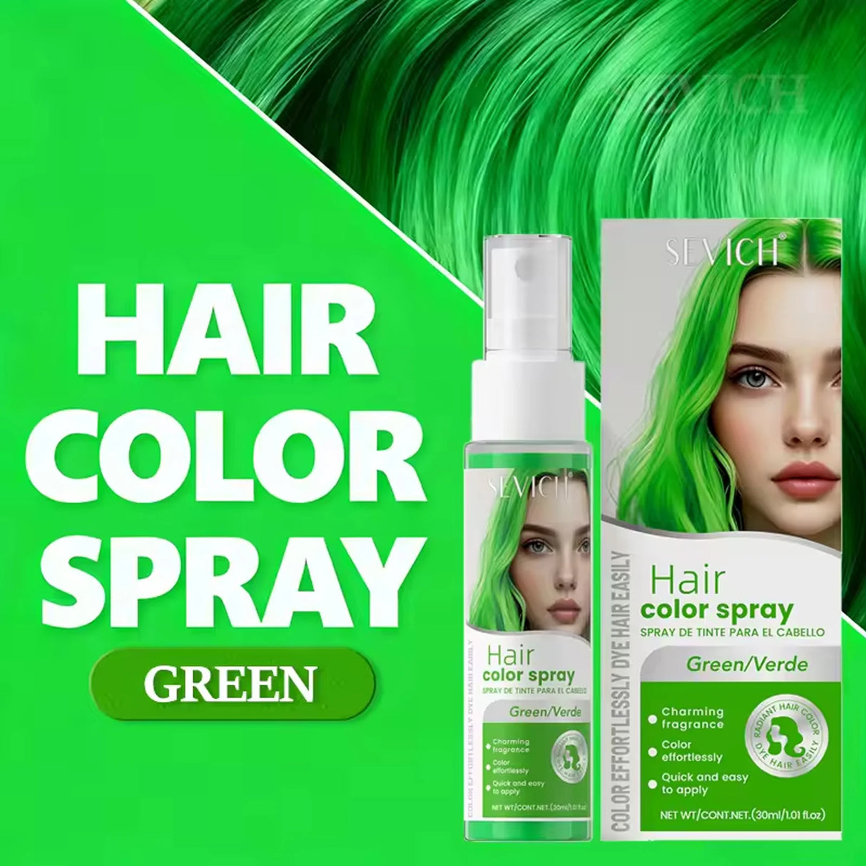 Temporary Hair Color Spray One-Time Hair Dyeing Instant Hair Salon Multi Color Hair Dye Makeup Chalk Washable DIY Party Styling
