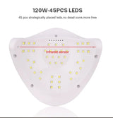 SUN X5 LED MAX Manicure Lamp 45 LEDs UV LED Nail Lamp For Nails Curing Nail Polish LED Nail Lamp Gel Dryer Lamps Nail Tools