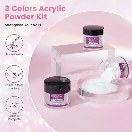 All-In-1 Acrylic Nail Kit Acrylic Nail Set Professional Colored Acrylic Nail Powder Nail Starter Kit Decoration Tools With Everything For Beginners Full Acrylic Nail Supplies Complete Acrylic Nail Kits Monomer Gel Nail Polish