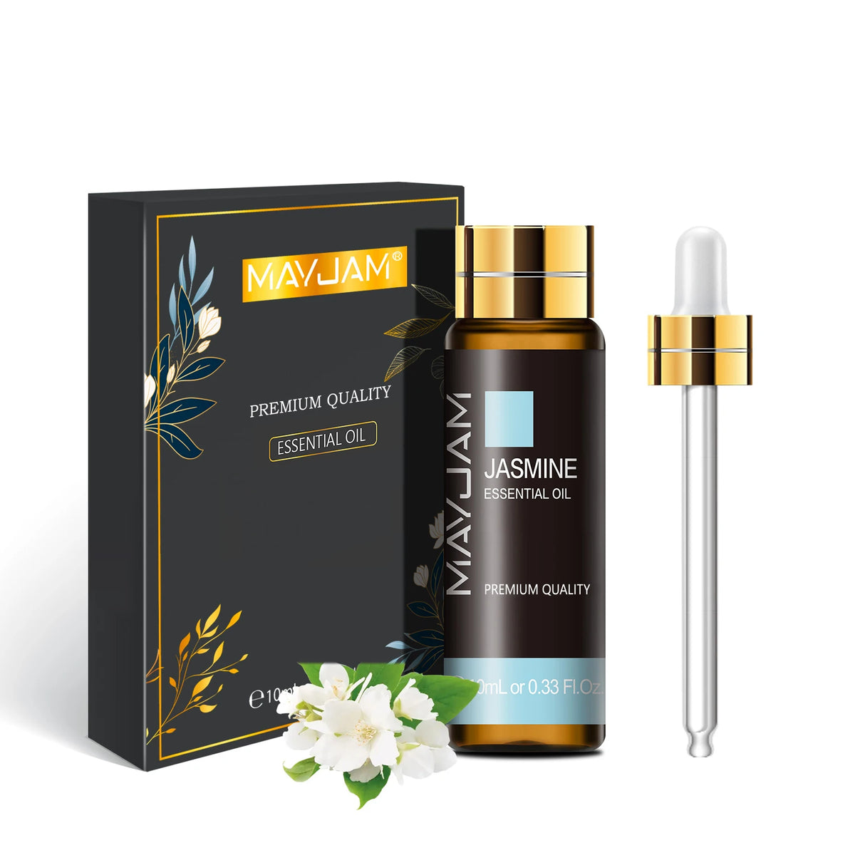 10ML Lavender Eucalyptus Pure Essential Oils Rose Lemon Jasmine Vanilla Mint Sandalwood Bergamot Tea Tree Diffuser Aroma Oil