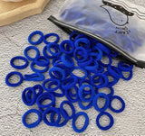 50/100Pcs Hair Bands for Children Colorful Nylon Scrunchie Hair Ties Rubber Band Kids Elastic Hair Leagues Girl Accessories
