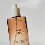 PHLUR Soft Spot Hair & Body Fragrance Mist 8 fl oz (240 ml) – Long Lasting Unisex Perfume Spray, Warm Sweet Amber Scent, Daily Body Fragrance