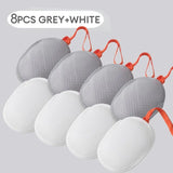 1~8PCs New Foaming Soap Bag Net Mesh Massage Exfoliator Pouch Bathing Bubble Maker Cleaning Tool