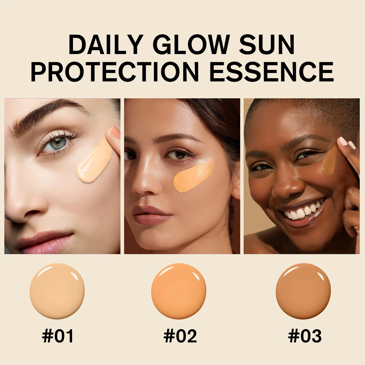 Liquid Foundation Cream Sunscreen High-coverage Moisturizing Oil-control Non-stick Sunscreen Waterproof Concealer Face Makeup