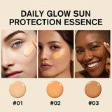Liquid Foundation Cream Sunscreen High-coverage Moisturizing Oil-control Non-stick Sunscreen Waterproof Concealer Face Makeup