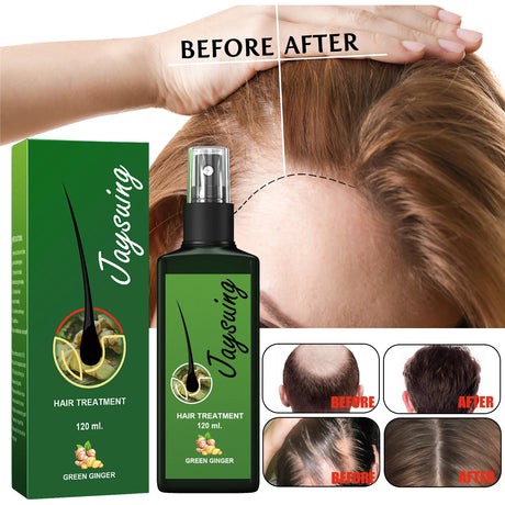 Hair Care Spray Ginger Massage Scalp Improve Dry Damaged Serum Smooth Nourish Repair Roots Anti Hair Loss Essence For Men Women