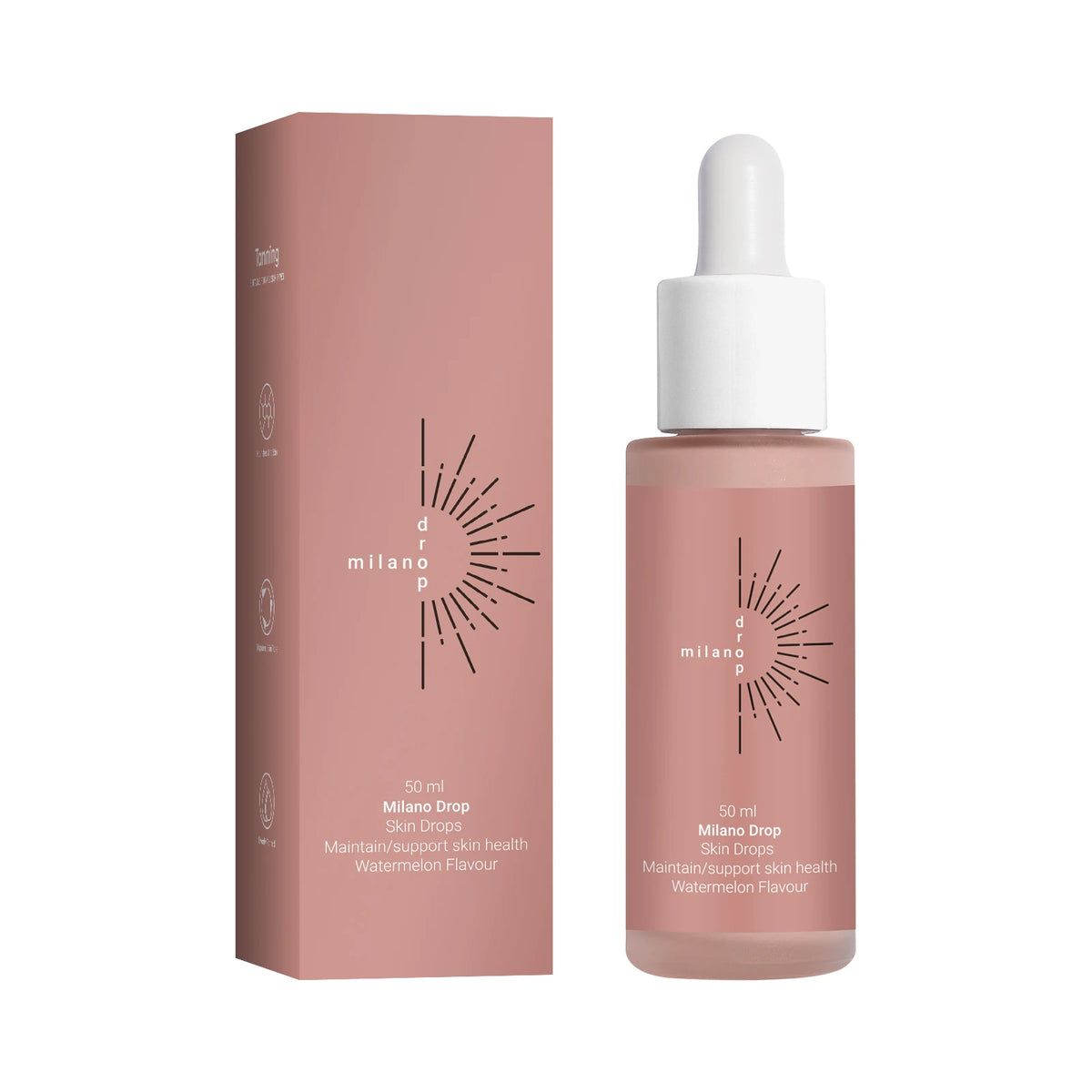 2PCS Self Tanning Drops Enhance Skin Melanin Liquid Bronzer Natural Tanner For Body Face Preventing Sunburn Sunless Tanning