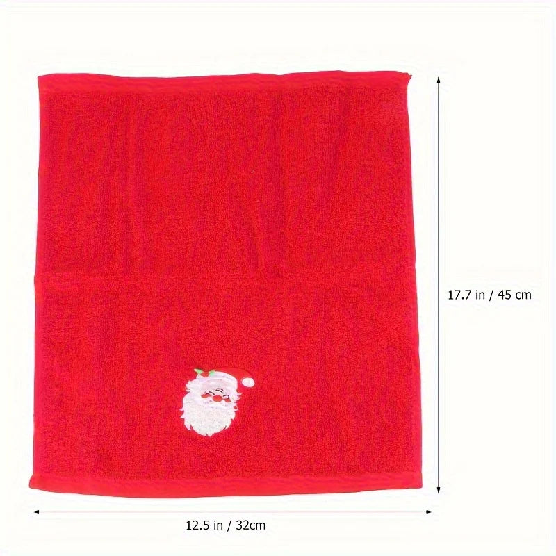 Christmas towels and bath towels, Christmas red towel and bath towel set, Merry Christmas bathroom supplies, Christmas gifts