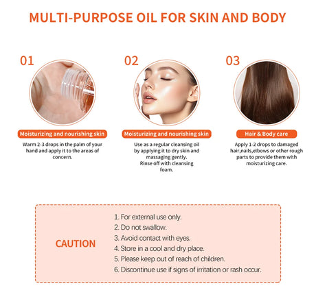 Skincare Oil Vitamin E Skin Care Essence For Scars Pregnancy Marks Facial Body Moisturizing Hydrating Oil For All Skin Types