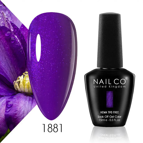 NAILCO 15ml HEMA FREE TPO FREE Top Base Coat Nail Gel Polish Supplies Vernis Semi Permanent Nail Art Manicure Gel Ongle UV Nails
