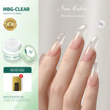 Nailpop Milky Smooth Builder Gel 30/100g for Nail Extension Long Lasting Quick Building UV Gel Soak Off Nail Art Design DIY