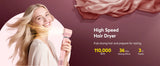 5 in 1 Air Wrap Hair Styler Frizz-Free Auto Wrap Curler, High-Speed Hair Dryer, Straightening & & Blow Dryer Brush for Styling