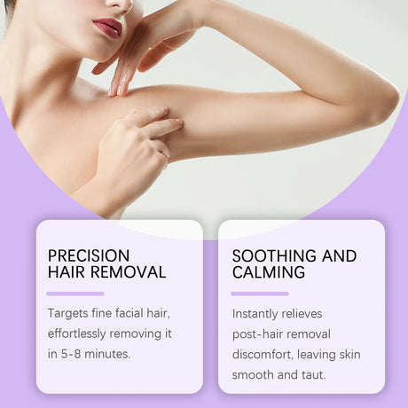 Body Hair Removal Cream Spray Aloe Vera Moisturizing Skin Soothing Hair Growth Inhibitor Shea Butter Hair Removal Mousse 140ml