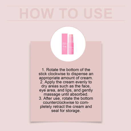 PDRN Pink Collagen Volume Multi Balm Collagen Hydrating Stick for Face, Neck, Under Eyes, Lips, Lines Care Plumping&Firming Skin