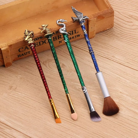 Cute Pink Makeup Brush Set with Anime Element Storage Pouch Professional Beauty Tool Combination Girly Makeup Brush Full Set
