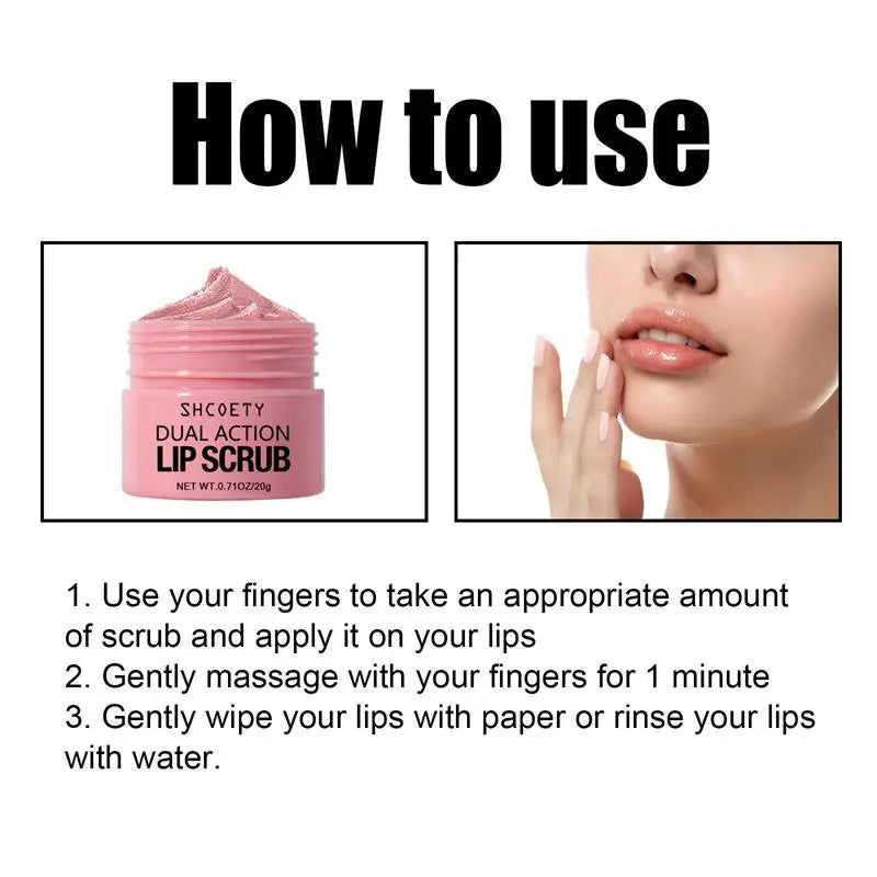 Remove Dark Lip Scrub Fast Lightening Pink Lip Exfoliating Fade Lip Line Dead Skin Moisturizer Korean Care Products Beauty Healt
