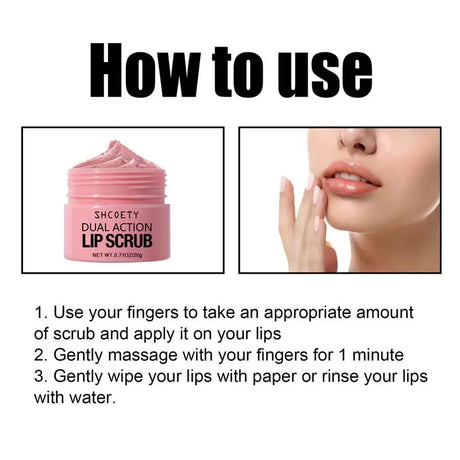 Remove Dark Lip Scrub Fast Lightening Pink Lip Exfoliating Fade Lip Line Dead Skin Moisturizer Korean Care Products Beauty Healt