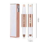 O.TWO.O Double Head Contour Concealer Stick Waterproof Matte Finish Brighten Highlighters Contouring Pen For Face Makeup