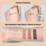Lakerain 5-Color Waterproof Concealer Matte High Coverage Oil-Control Foundation For Acne Scars And Dark Circles Cosmetics