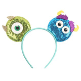 Newest Festival Party Cosplay Mouse Ears Headband 3.3" Ears Glitter Hairband Without Bow For Boys DIY Cartoon Hair Accessories