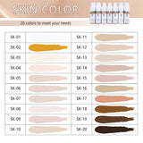 YD Professional 10ML Camouflage Pigment Semi Permanent Makeup Tattoo Ink for Scar Cover Stretch Marks Vitiligo Restore Skin Tone
