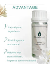 DIAURELLE 100mL Aroma Diffuser Essential Oils 8-Times Concentrated Essence Perfume Flavoring Home Fragrance Air Freshener