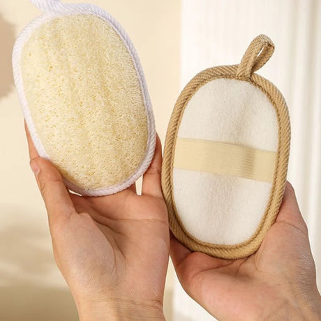 Natural Loofah Sponge Soft Bath Sponges Exfoliating Skin Health Cleaning Tool Bath Shower Brushes Unisex Foam Loofah Bath Brushe