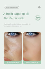 100Pcs New Face Oil Blotting Paper Protable Matting Face Wipes Facial Cleanser Oil Control Oil-absorbing Face Cleaning Tools