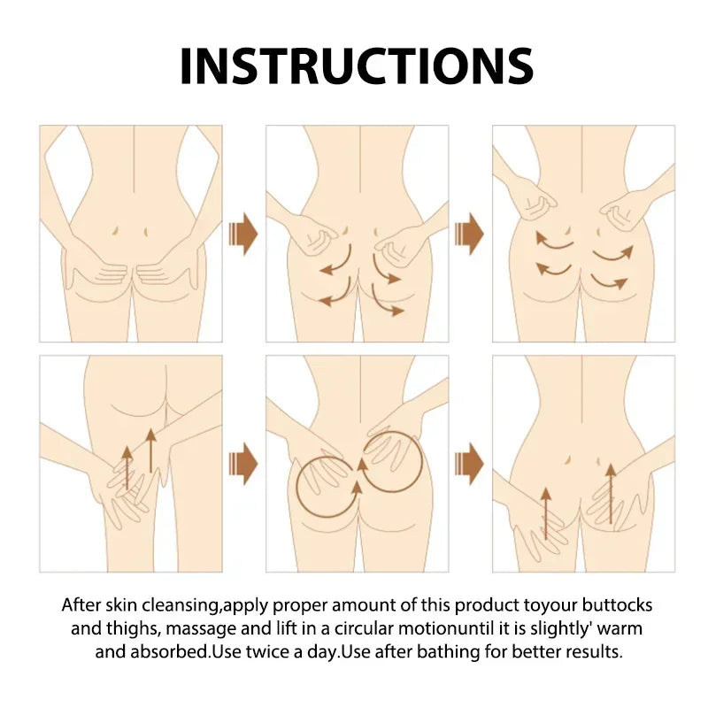 Breast Enlargement Cream Butt Lift Up Firm Essential Oil Big Ass Enhance Butt Breast Plump Growth Tighten Shaping Sexy Body Care