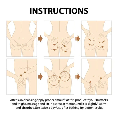 Breast Enlargement Cream Butt Lift Up Firm Essential Oil Big Ass Enhance Butt Breast Plump Growth Tighten Shaping Sexy Body Care
